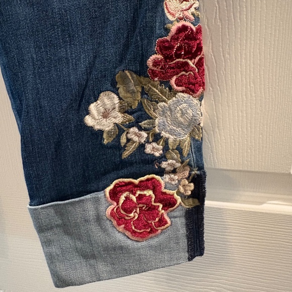 Chico's So Slimming Girlfriend Ankle Embellished Jeans - Picture 5 of 7